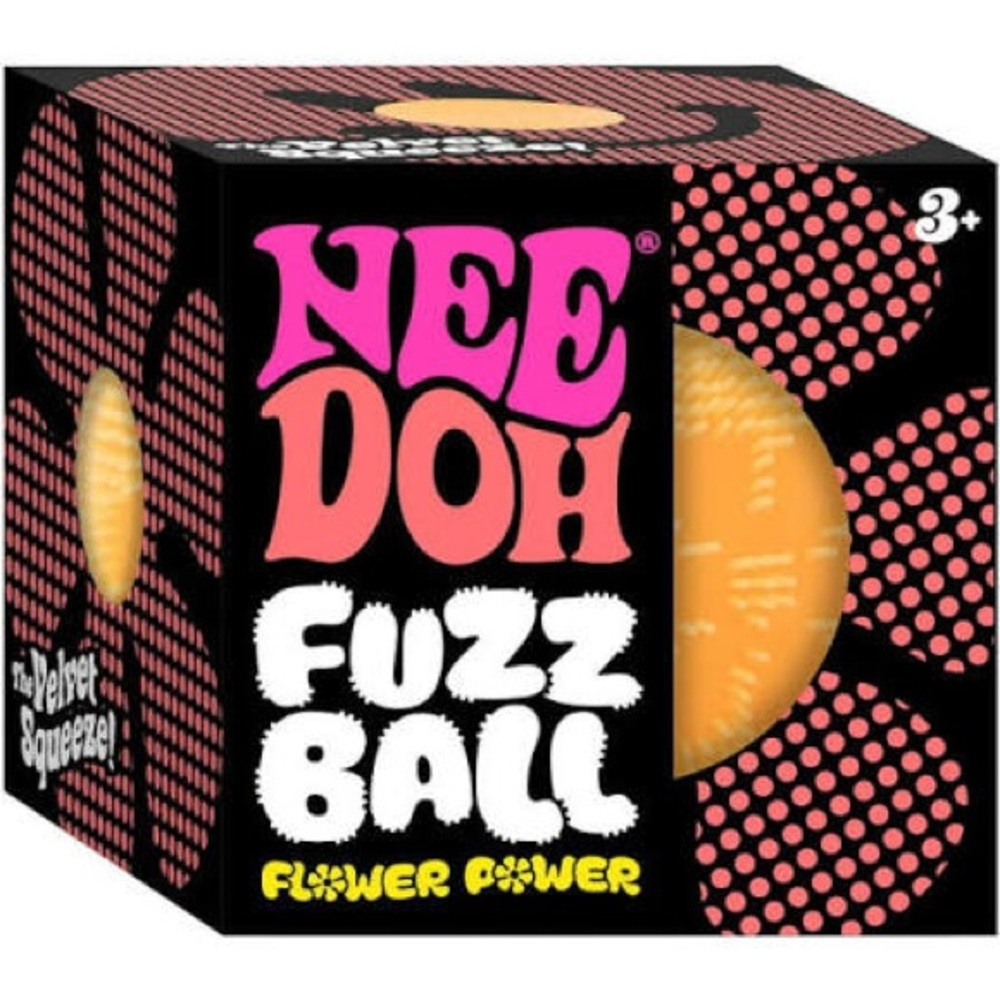 NeeDoh Flower Power Orange Stress Ball - Viral - Brand New - Schylling